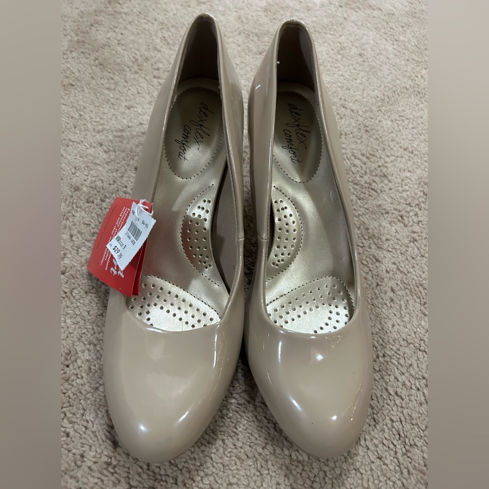 Tan 1 inch heels from Payless